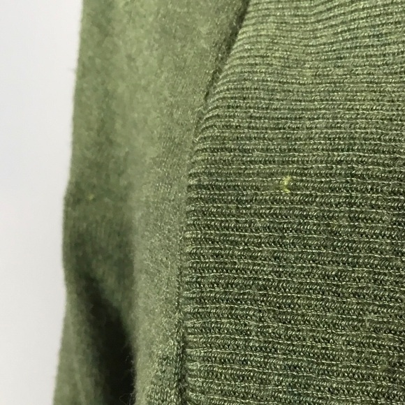 Mossy green open front long cardigan duster sz M fairycore fairy natural boho - Picture 7 of 8